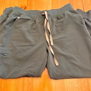 FIGS LP Technical Collection Green Scrub Joggers